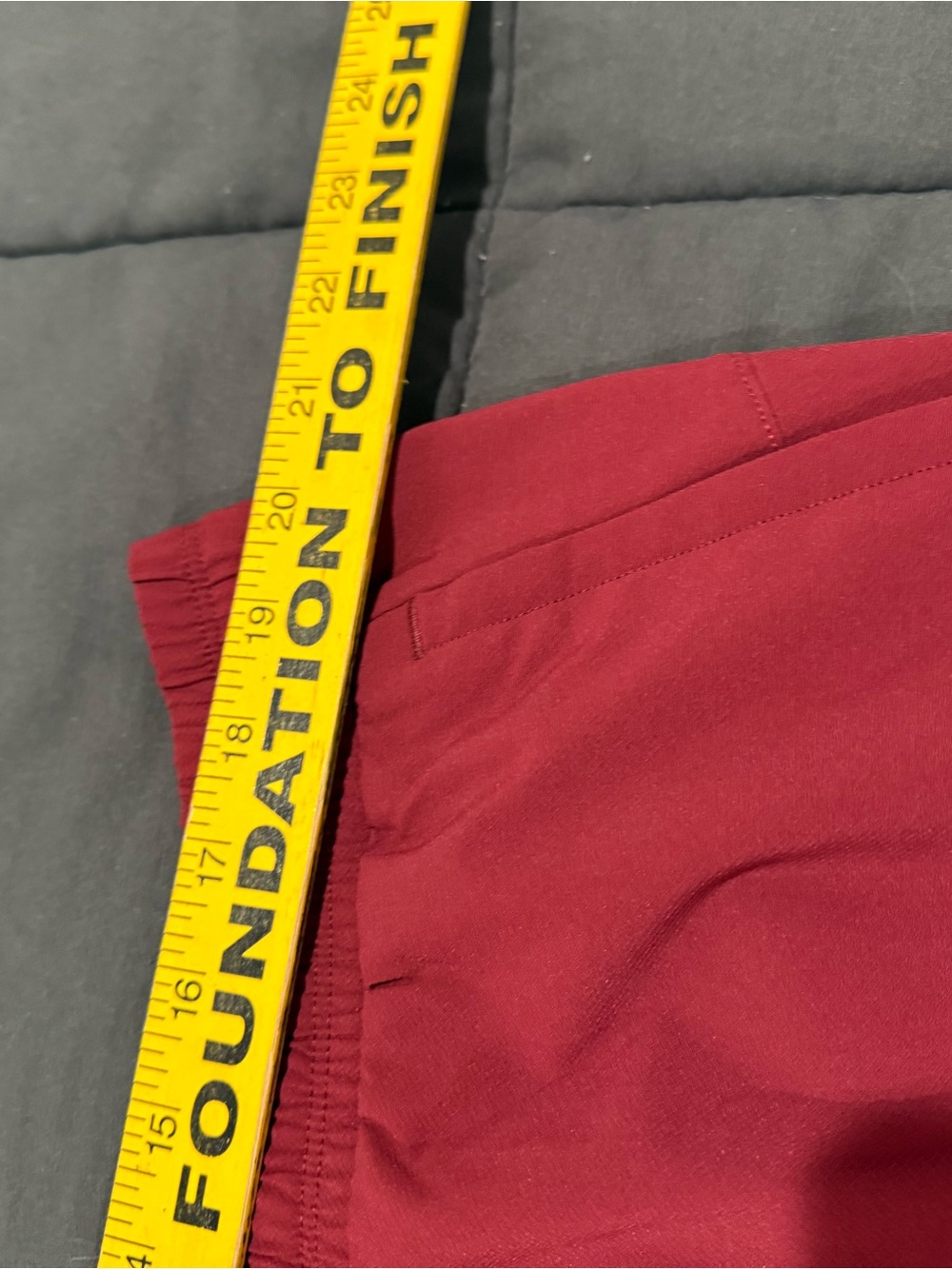 Bundle of 4- all in motion Men's Athletic Shorts - Green, Red, Gray, Cream - Picture 12 of 15
